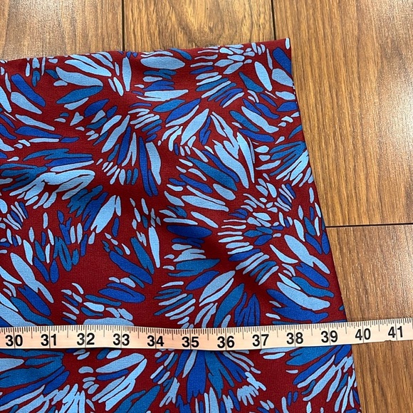 Banana Republic Ruffle Sleeveless Pattern Dress - Picture 12 of 14